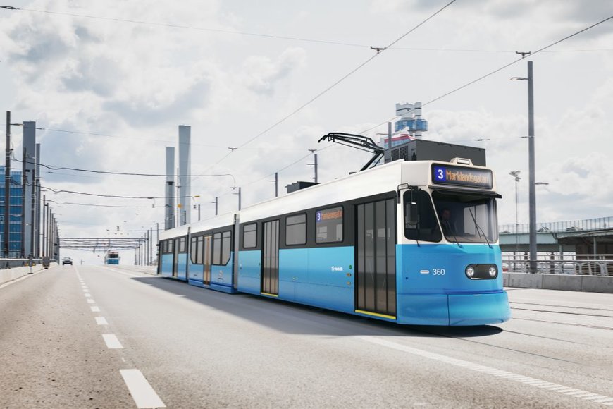 Škoda Group Reveals Final Design Visualisation as Gothenburg Tram Modernisation Began