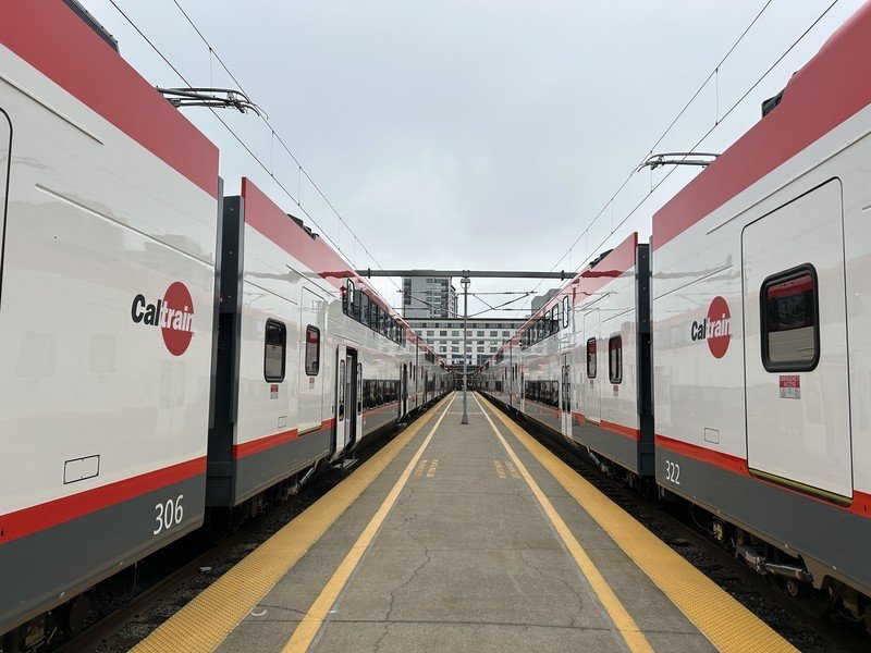 Caltrain Welcomes First Passengers on New Electric Trains