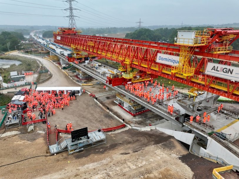 Britain gets its new longest rail bridge in major HS2 milestone