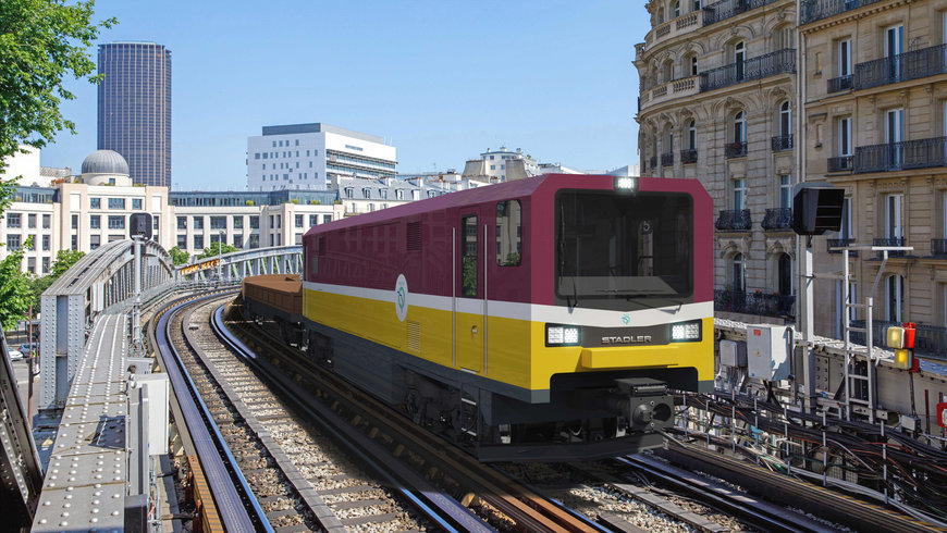 Customised Stadler locomotives for the Paris metro