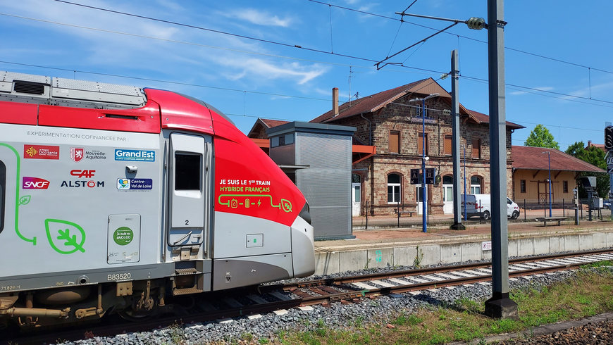 SNCF Voyageurs calls on Bolloré Energy to supply the hybrid Régiolis train with biofuel, being tested in the Grand Est