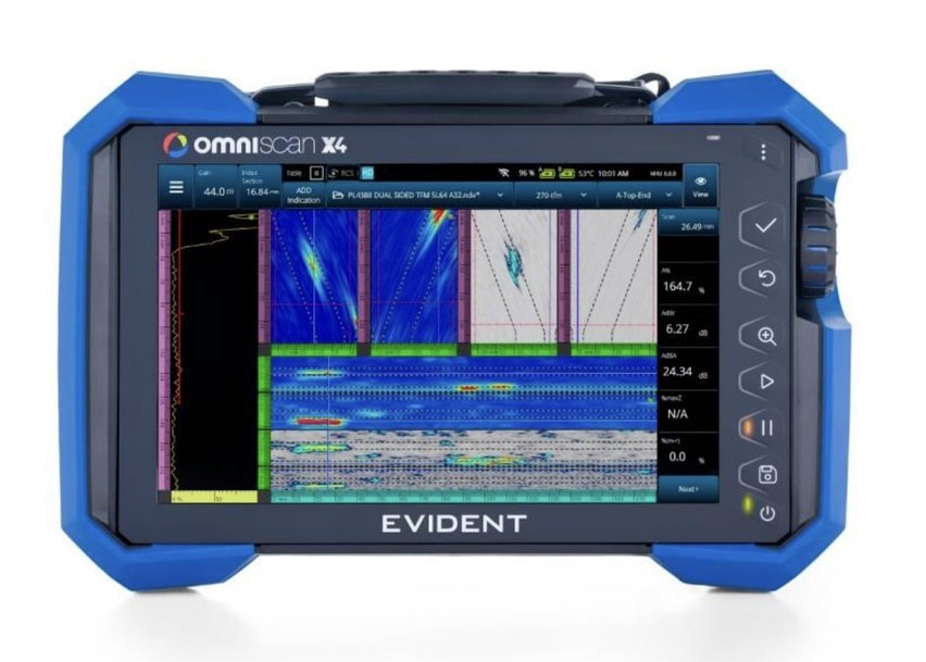 EVIDENT Announces Release of New OmniScan™ X4 Flaw Detector 